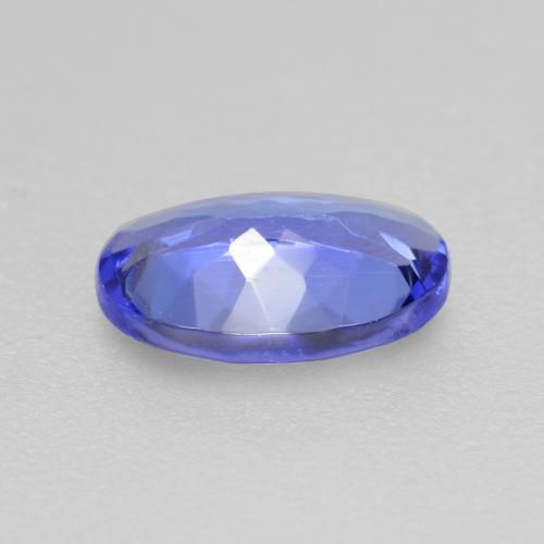 Tanzanite bleue naturelle coupe ovale, 0,41 ct, VS-SI