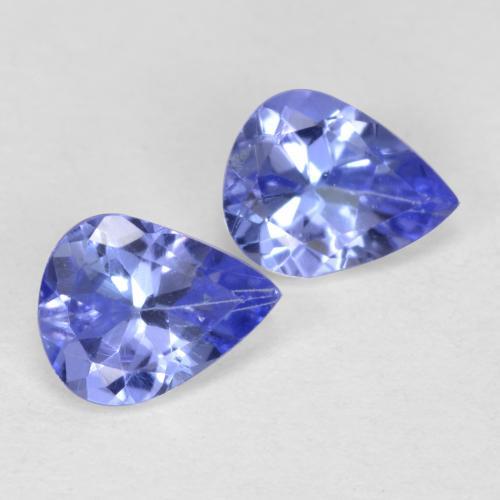 Achetez naturel 0,66ct bleue tanzanite gems, en forme de poire, en provenance tanzanie chez gemselect. en stock, livraison internationale!