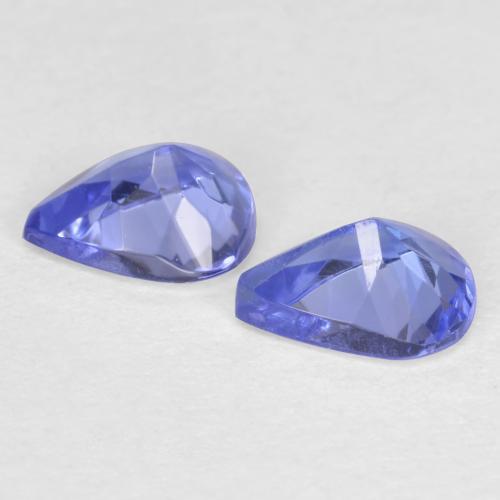 Achetez naturel 0,66ct bleue tanzanite gems, en forme de poire, en provenance tanzanie chez gemselect. en stock, livraison internationale!