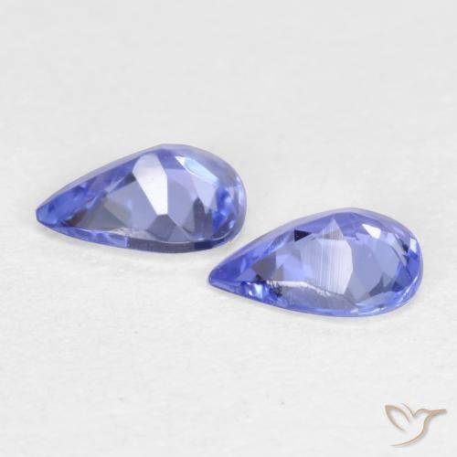 Shop natural 0.48ct Bleu violet intense Tanzanite gems, En forme de poire, from Tanzanie at GemSelect. In stock, global shipping!