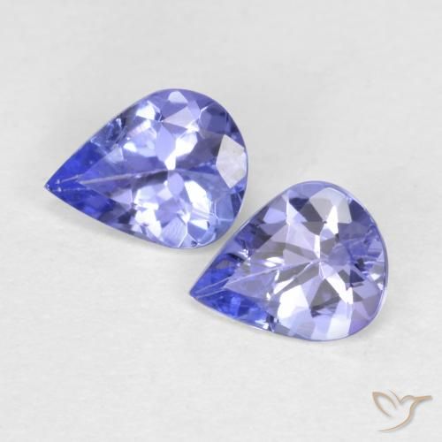 Shop natural 0.53ct Bleu violet intense Tanzanite gems, En forme de poire, from Tanzanie at GemSelect. In stock, global shipping!