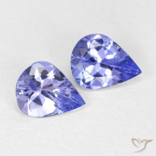 Shop natural 0.53ct Bleu violet intense Tanzanite gems, En forme de poire, from Tanzanie at GemSelect. In stock, global shipping!