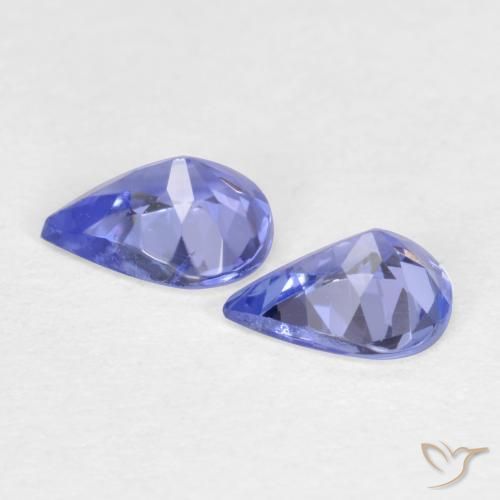 Shop natural 0.53ct Bleu violet intense Tanzanite gems, En forme de poire, from Tanzanie at GemSelect. In stock, global shipping!