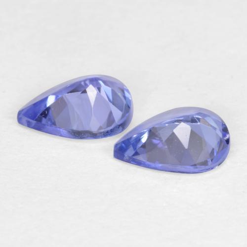 Achetez naturel 0.55ct Bleu violet intense Tanzanite gems, En forme de poire, En provenance Tanzanie chez GemSelect. En stock, livraison internationale!