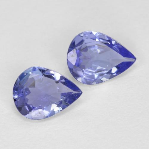 Achetez naturel 0,49ct bleue tanzanite gems, en forme de poire, en provenance tanzanie chez gemselect. en stock, livraison internationale!