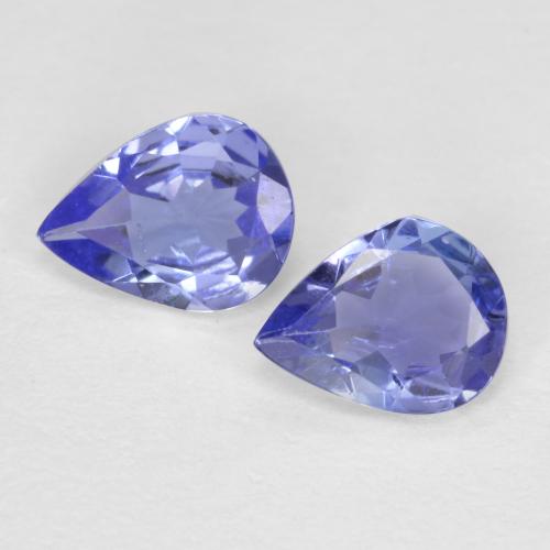 Achetez naturel 0,49ct bleue tanzanite gems, en forme de poire, en provenance tanzanie chez gemselect. en stock, livraison internationale!