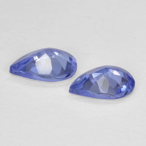 Achetez naturel 0,49ct bleue tanzanite gems, en forme de poire, en provenance tanzanie chez gemselect. en stock, livraison internationale!