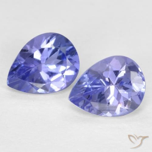 Achetez naturel 0.66ct Bleu marine moyen Tanzanite gems, En forme de poire, En provenance Tanzanie chez GemSelect. En stock, livraison internationale!