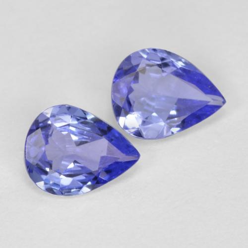 Achetez naturel 0,59ct bleue tanzanite gems, en forme de poire, en provenance tanzanie chez gemselect. en stock, livraison internationale!