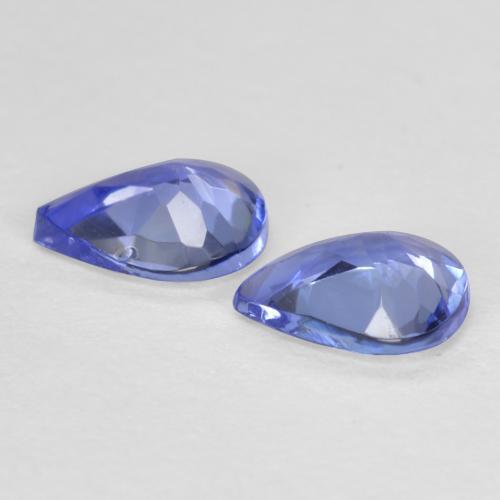 Achetez naturel 0,59ct bleue tanzanite gems, en forme de poire, en provenance tanzanie chez gemselect. en stock, livraison internationale!