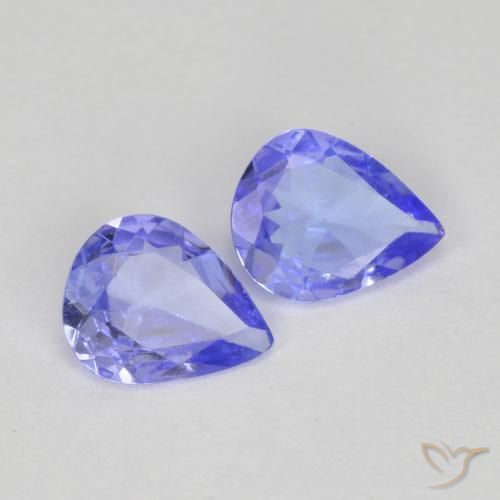 Achetez naturel 0,50ct bleue tanzanite gems, en forme de poire, en provenance tanzanie chez gemselect. en stock, livraison internationale!