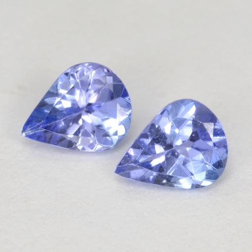 Achetez naturel 0,55ct bleue tanzanite gems, en forme de poire, en provenance tanzanie chez gemselect. en stock, livraison internationale!