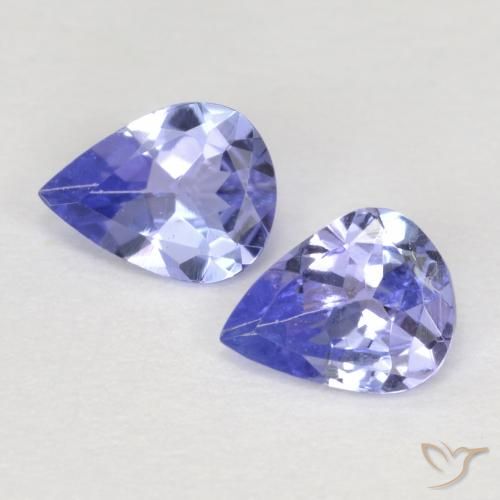 Achetez naturel 0,56ct bleue tanzanite gems, en forme de poire, en provenance tanzanie chez gemselect. en stock, livraison internationale!