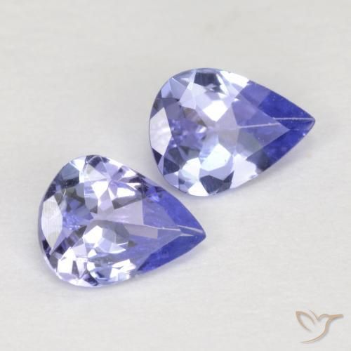 Achetez naturel 0,56ct bleue tanzanite gems, en forme de poire, en provenance tanzanie chez gemselect. en stock, livraison internationale!