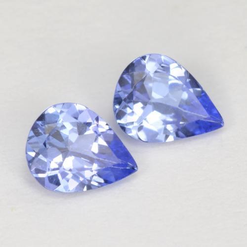 Achetez naturel 0,56ct bleue tanzanite gems, en forme de poire, en provenance tanzanie chez gemselect. en stock, livraison internationale!