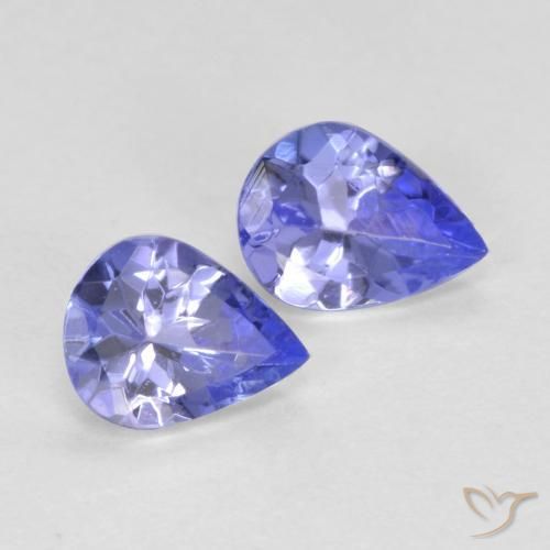 Shop natural 0.54ct Bleu violet intense Tanzanite gems, En forme de poire, from Tanzanie at GemSelect. In stock, global shipping!