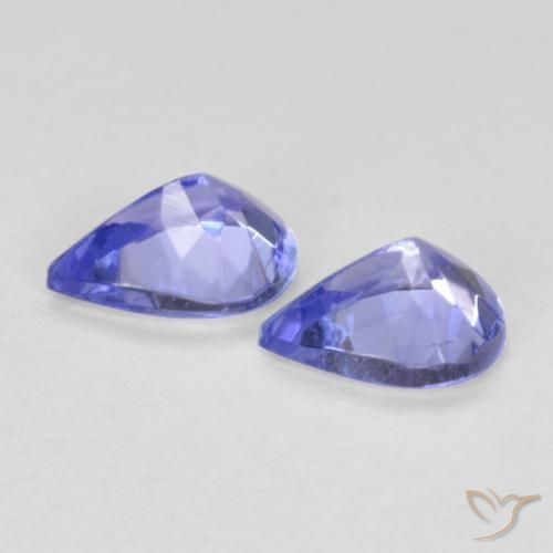 Shop natural 0.54ct Bleu violet intense Tanzanite gems, En forme de poire, from Tanzanie at GemSelect. In stock, global shipping!
