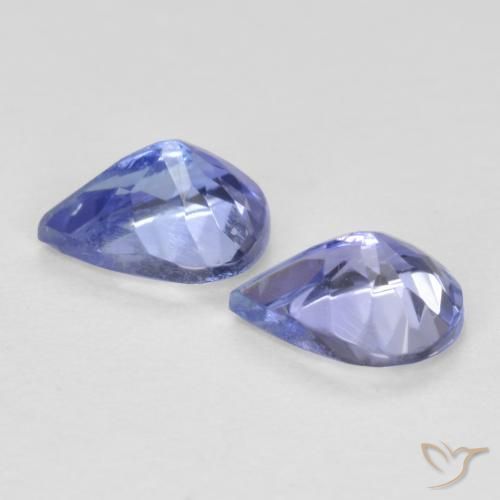 Shop natural 0.65ct Bleu violet intense Tanzanite gems, En forme de poire, from Tanzanie at GemSelect. In stock, global shipping!
