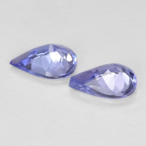 Achetez naturel 0,51ct bleue tanzanite gems, en forme de poire, en provenance tanzanie chez gemselect. en stock, livraison internationale!