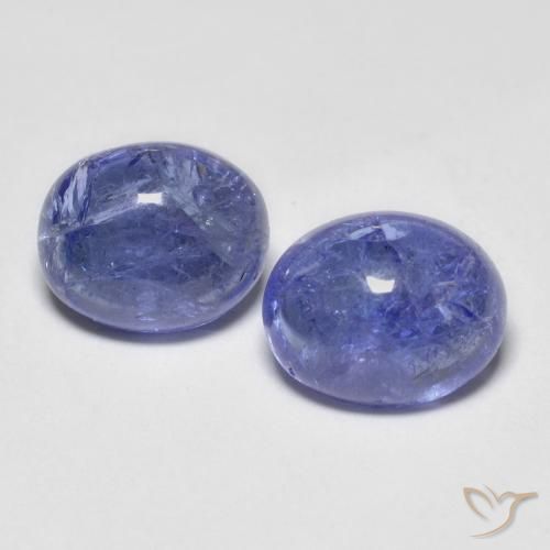 Achetez naturel 6,92ct bleu violet intense tanzanite gems, coupe ovale, en provenance tanzanie chez gemselect. en stock, livraison internationale!