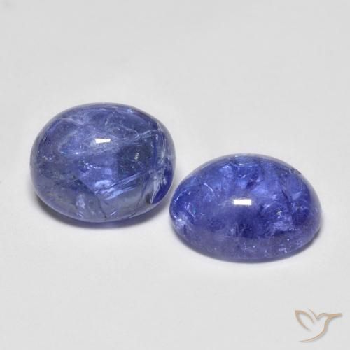 Achetez naturel 6,92ct bleu violet intense tanzanite gems, coupe ovale, en provenance tanzanie chez gemselect. en stock, livraison internationale!