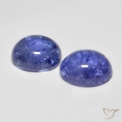 Achetez naturel 6,92ct bleu violet intense tanzanite gems, coupe ovale, en provenance tanzanie chez gemselect. en stock, livraison internationale!