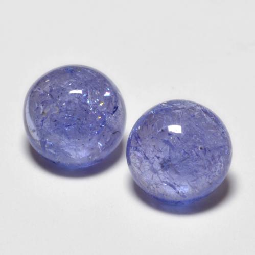 Achetez naturel 2,95ct bleue tanzanite gems, coupe roude, en provenance tanzanie chez gemselect. en stock, livraison internationale!