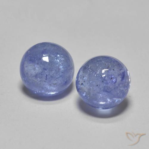 1.33ctw Naturel Bleu violet intense Tanzanite, Tour, Translucide