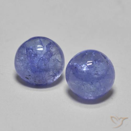 1.18ctw Naturel Bleu violet intense Tanzanite, Tour, Translucide