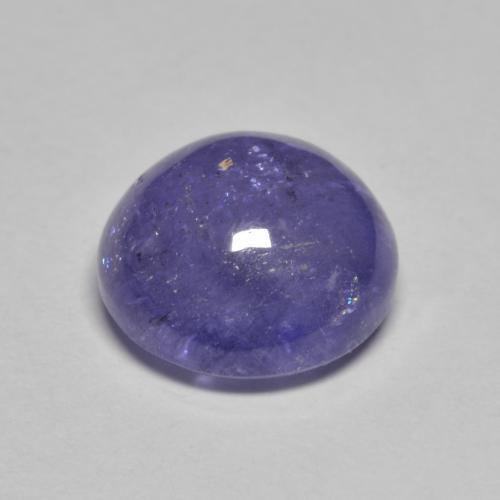 Tanzanite Violet intense naturelle Coupe roude, 3.92 ct, Translucide