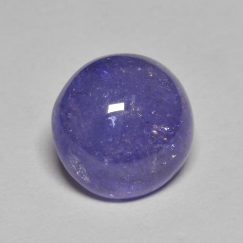 Tanzanite Bleu argenté naturelle Coupe roude, 3.42 ct, Translucide