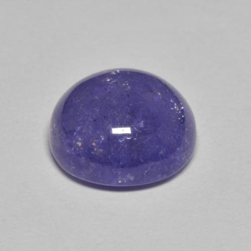 Tanzanite Bleu argenté naturelle Coupe roude, 3.42 ct, Translucide