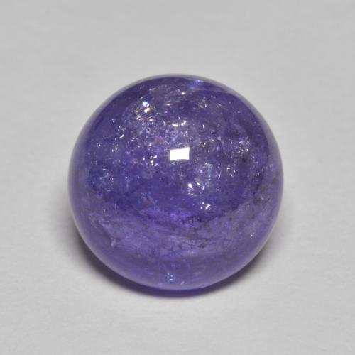 Tanzanite Violet Rosâtre naturelle Coupe roude, 3.60 ct, Translucide