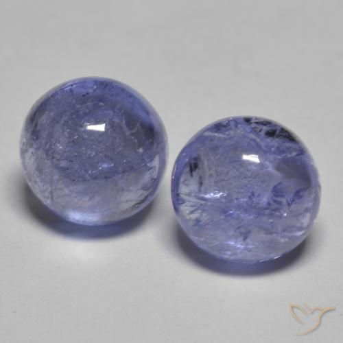 Achetez naturel 2,37ct bleue tanzanite gems, coupe roude, en provenance tanzanie chez gemselect. en stock, livraison internationale!