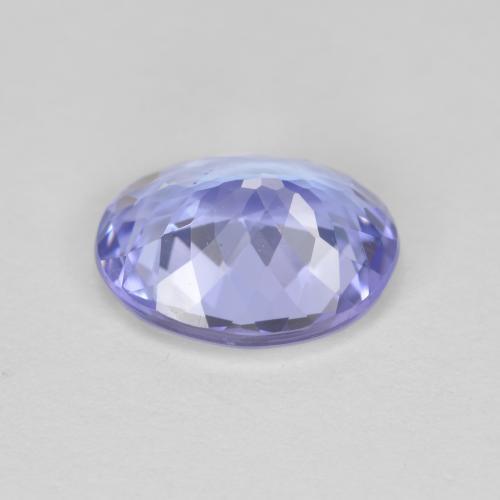 Tanzanite bleue naturelle coupe ovale, 1,91 ct, VVS-VS