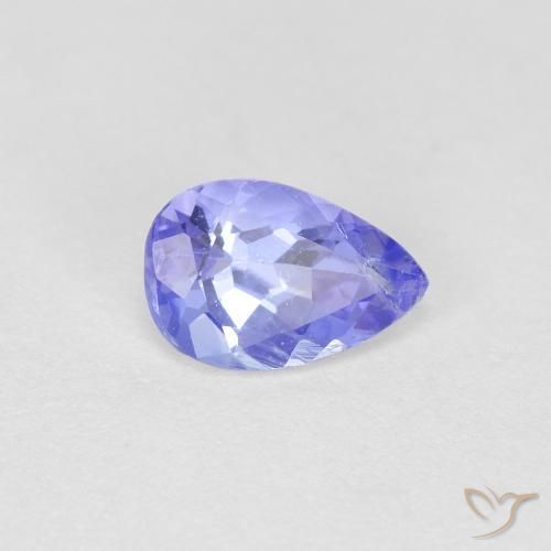 0.42ct Naturel Violet Bleu Tanzanite, En forme de poire, VS
