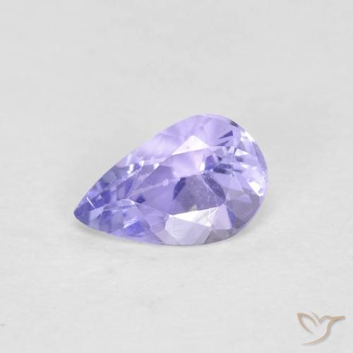 0.44ct Naturel Bleu clair Tanzanite, En forme de poire, VVS-VS