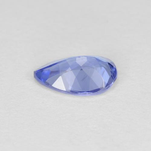 Tanzanite bleue naturelle en forme de poire, 0,42 ct, VVS-VS