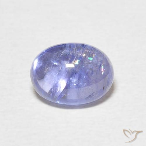 Tanzanite Bleu violet intense naturelle ovale, 1.83 ct, Transparent
