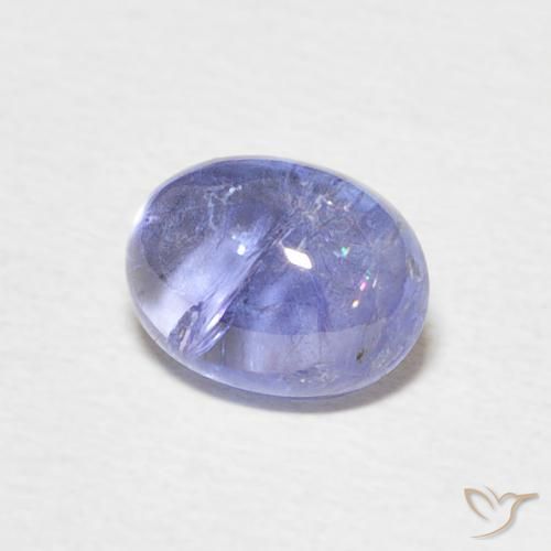 Tanzanite Bleu violet intense naturelle ovale, 1.83 ct, Transparent