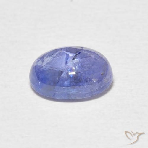 Tanzanite Bleu violet intense naturelle ovale, 1.83 ct, Transparent