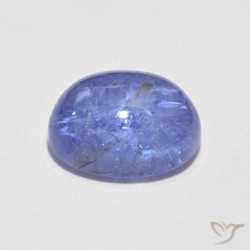 Tanzanite Bleu violet intense naturelle ovale, 1.96 ct, Transparent