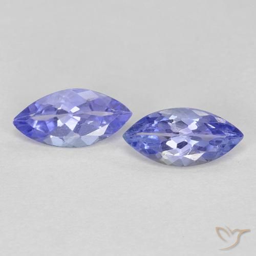 0.66ctw Naturel Bleu violet intense Tanzanite, Marquise, VVS-VS