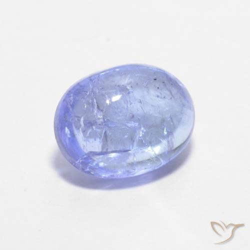 Tanzanite Bleu électrique naturelle ovale, 1.62 ct, Transparent