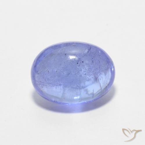 Tanzanite Bleu violet intense naturelle ovale, 1.72 ct, Transparent