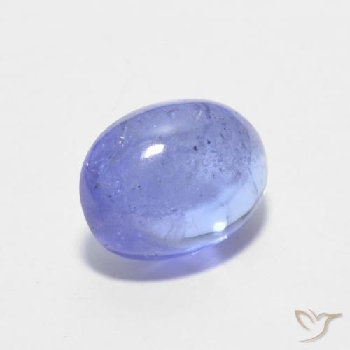 Tanzanite Bleu violet intense naturelle ovale, 1.72 ct, Transparent