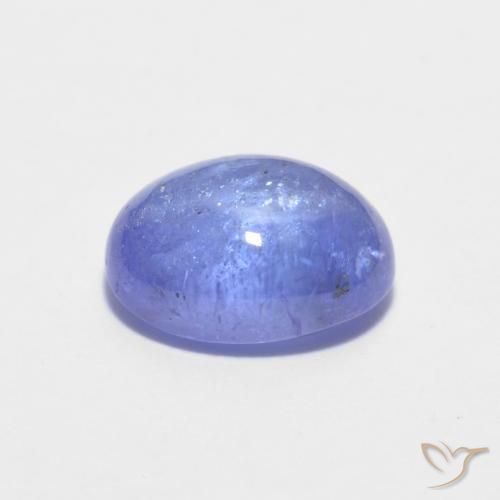 Tanzanite Bleu violet intense naturelle ovale, 1.72 ct, Transparent