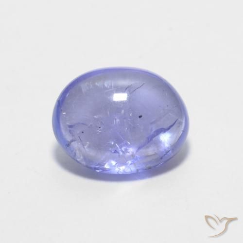 Tanzanite Bleu violet intense naturelle ovale, 1.50 ct, Transparent