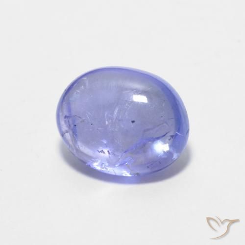 Tanzanite Bleu violet intense naturelle ovale, 1.50 ct, Transparent