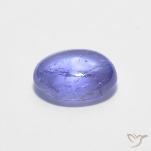 Tanzanite Bleu violet intense naturelle ovale, 1.50 ct, Transparent